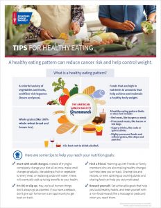 Tips For Healthy Eating Cover