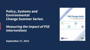 Measuring the Impact of PSE Change Cover