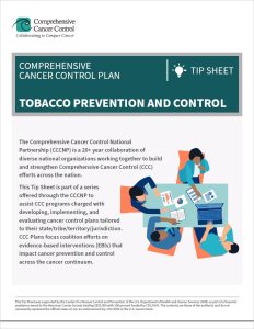 CCC Tip Sheet - Tobacco Cover