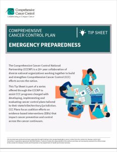 CCC Tip Sheet Preparedness Cover