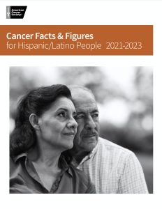 Cancer Facts for Hispanics 2023 Cover